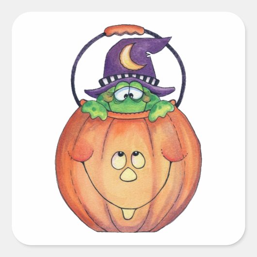 Toad Vierkante Sticker (Voorkant)