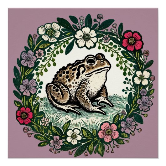 Toad Wildflowers Perfect Poster (Voorkant)