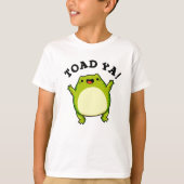 Toad Ya Funny Frog Pun T-shirt (Voorkant)