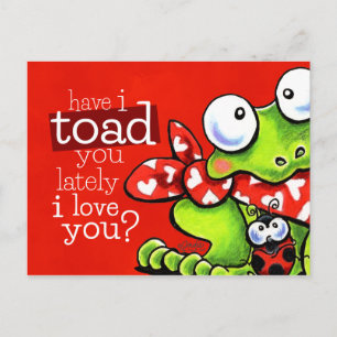 Toad You I Love You Funny Valentijn Feestdagenkaart