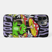 Toadally Cool Kleurrijke bloemen- en kikkertypogra Case-Mate iPhone Case (Achterkant (horizontaal))
