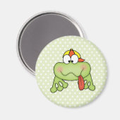 Toadally Cute Boy Frog Magneet (Voorkant / Achterkant)