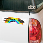 Toadally for gay rights bumpersticker (Op Truck)