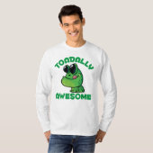 Toadally Geweldige Happy Cartoon Toad T-shirt (Voorkant volledig)