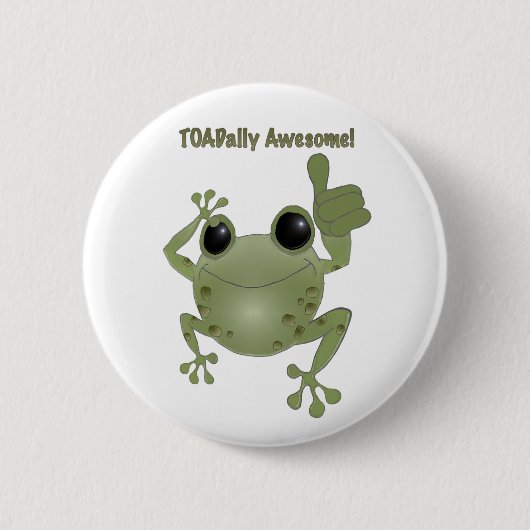 Toadally Geweldige! Ronde Button 5,7 Cm (Voorkant)