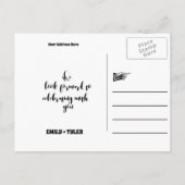 Toadally in Love Frog Wedding Save the Date Aankondigingskaart (Achterkant)