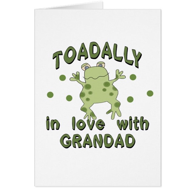 TOADALLY Love Grandad Frog (Voorkant)