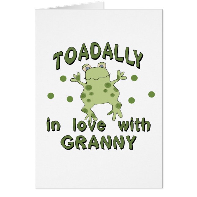 TOADALLY Love Granny Frog (Voorkant)