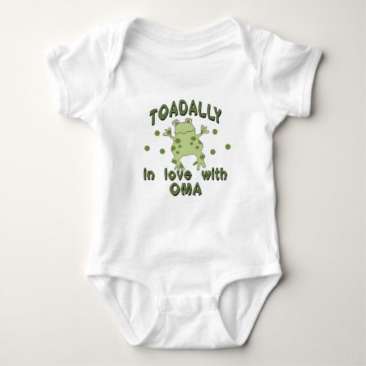 TOADALLY Love Oma Frog Romper (Voorkant)