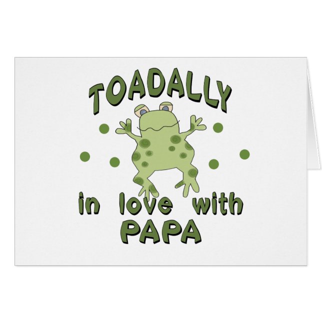TOADALLY Love Papa Frog (Voorkant Horizontaal)