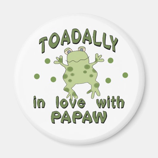 TOADALLY Love Papaw Frog Magneet (Voorkant)