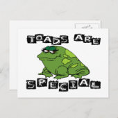 Toads zijn speciaal briefkaart (Voorkant / Achterkant)