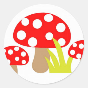 toadstool-220227 toadstool-kunstschatje ronde sticker