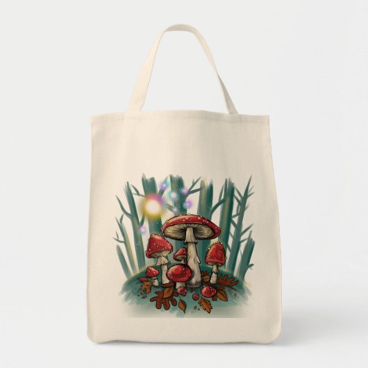 Toadstool champignons~ sac fourre-tout (Devant)