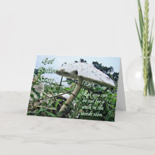 Toadstool Get Well- kan binnen de formulering vera Kaart