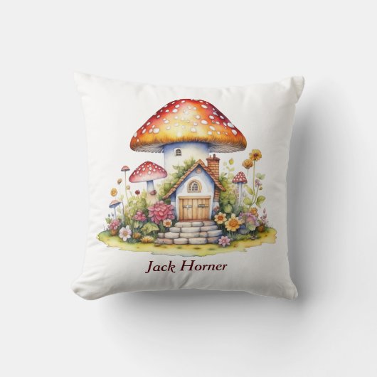 Toadstool House Coussin (Recto)
