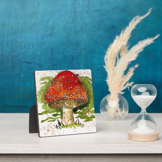 Toadstool met paling fotoplaat (Insitu)