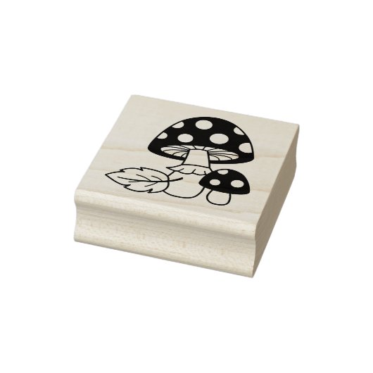 Toadstool paddenstoelen 	rubberstempel (Stempel)