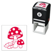 Toadstool paddenstoelen  zelfinktende stempel (In situ)