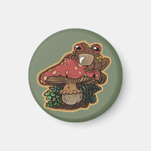 Toadstool Toad Magneet (Voorkant)