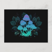 Toadstools in Bushes Feestdagenkaart (Voorkant)