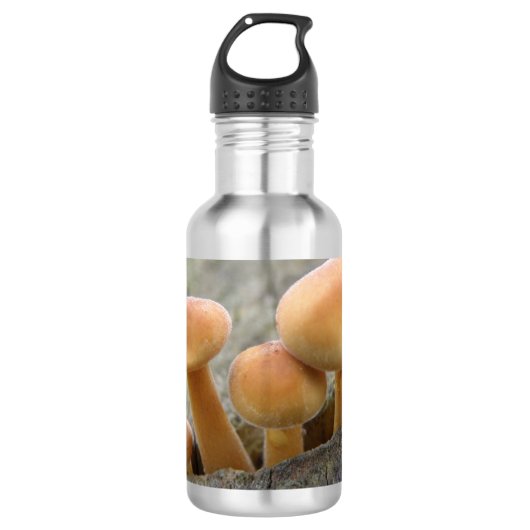 Toadstools op een Boom Trunk Water Fles (Voorkant)