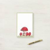 Toadstools Post-it® Notes (Op bureau)