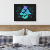 Toadvoorraad in Bushes Canvas Afdruk (Insitu (Slaapkamer))