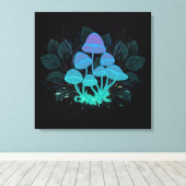 Toadvoorraad in Bushes Canvas Afdruk (Insitu (Houten vloer))