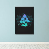 Toadvoorraad in Bushes Canvas Afdruk (Insitu (Houten vloer))