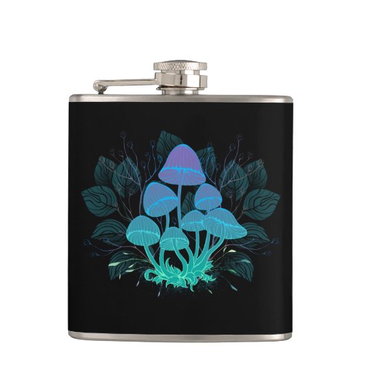 Toadvoorraad in Bushes Heupfles (Voorkant)