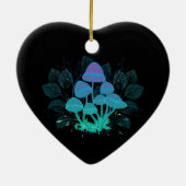 Toadvoorraad in Bushes Keramisch Ornament (Achterkant)