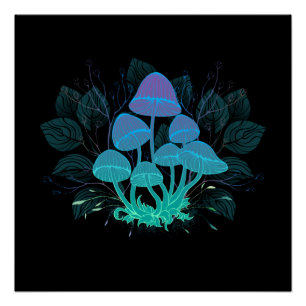 Toadvoorraad in Bushes Perfect Poster