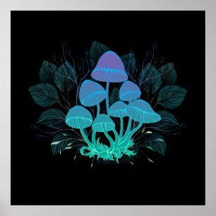 Toadvoorraad in Bushes Poster