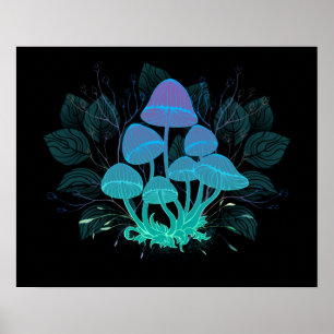 Toadvoorraad in Bushes Poster
