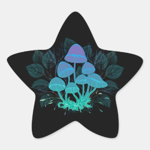 Toadvoorraad in Bushes Ster Sticker