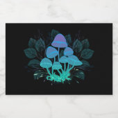 Toadvoorraad in Bushes Voedselcontainer Etiket (Enkel label)