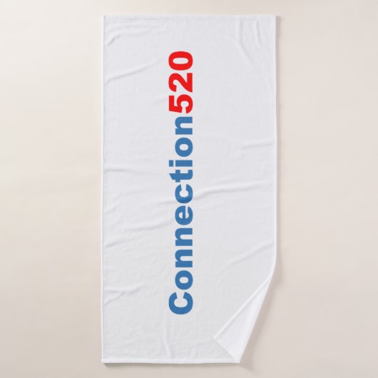 Toalha de banho branca  (Serviette de bain)