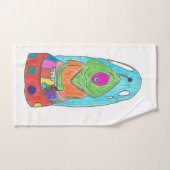 toalha de mão   desenho  a lápis. (Serviette à main)