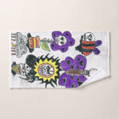 toalha de mão, desenho a lápis. (Serviette à main)