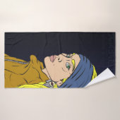 Toalla de Baño de Versión de La Joven de la Perla (Serviette de bain)