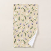 Toalla de baño flor de agua y lavanda (Serviette à main)