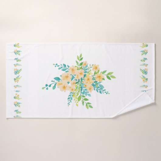 Toalla de baño "Flores del campo" (Serviette de bain)