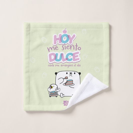 Toalla│Hoy me siento dulce (Gant de toilette)