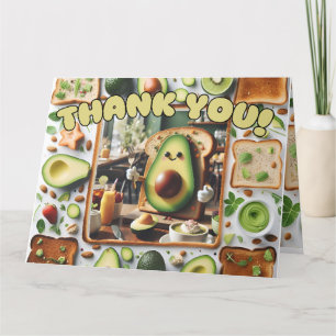 Toast Avocado - Carte de remerciements