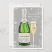 Toast Bubly | Fête des mariées Brunch Invitation (Devant)