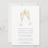 Toast Champagne | Bridesmaids Brunch Invitation (Devant)