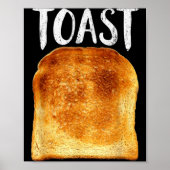 Toast Costume Halloween Funny Bread Lover Christma Poster (Voorkant)