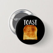 Toast Costume Halloween Funny Bread Lover Christma Ronde Button 5,7 Cm (Voorkant /achterkant)