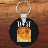 Toast Costume Halloween Funny Bread Lover Christma Sleutelhanger (Voorkant)